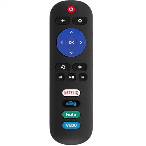 New Replace Universal Remote Compatible with TCL Roku TV