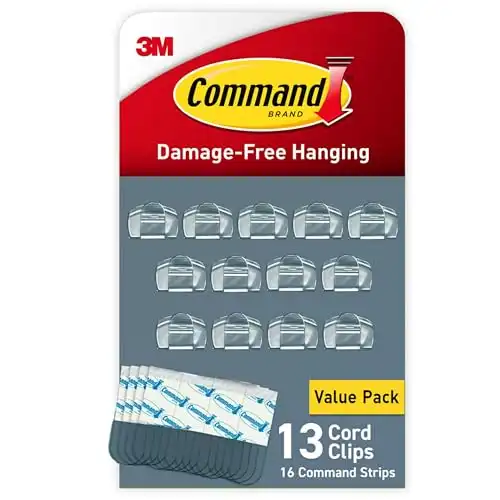 Command Round Cord Clips