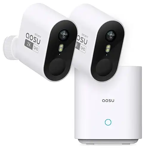 AOSU Security Cameras Wireless Outdoor